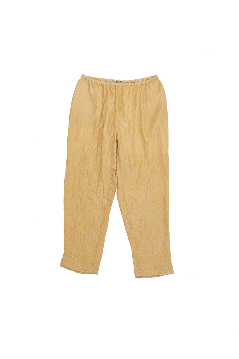 UNGENDERED BANDHANI SILK ELASTICP PANTS