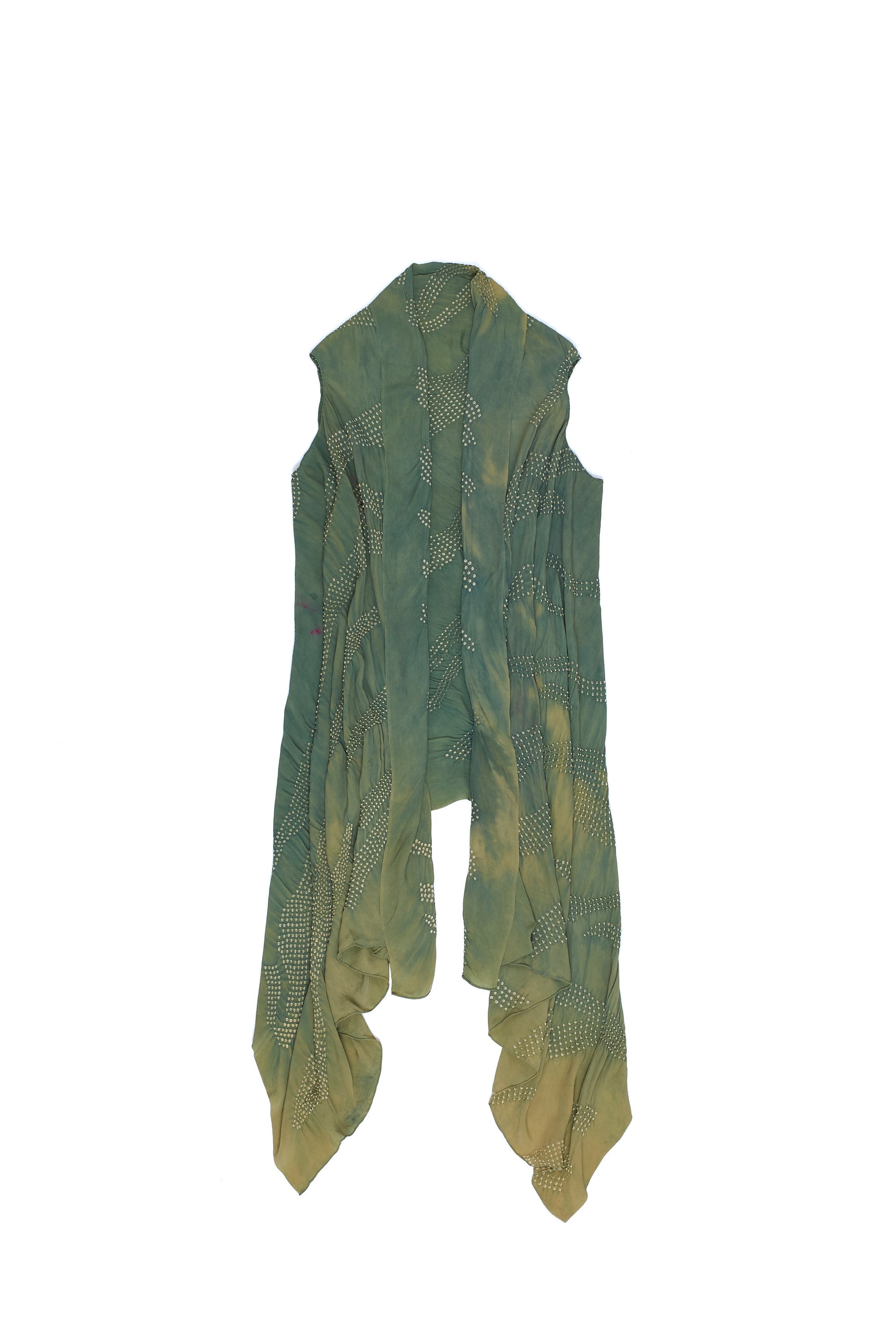 SAIGE COLOUR BANDHANI SILK WOMEN'S SCARF