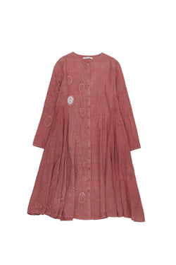 CHALK PINK COTTON DRESS