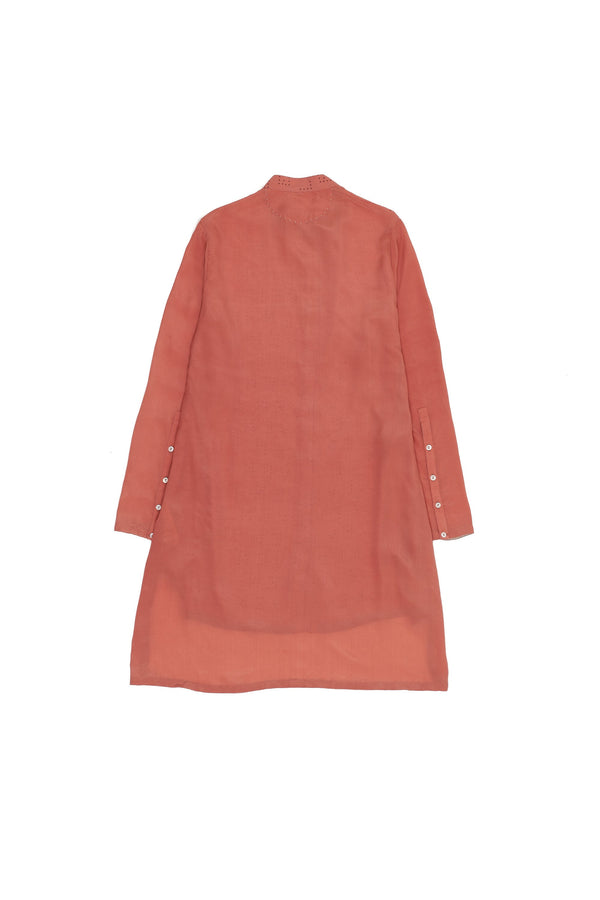 SILK SHIRT MERAKI PINK WOOD