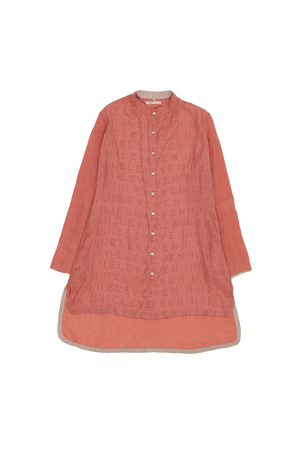 SILK SHIRT MERAKI PINK WOOD