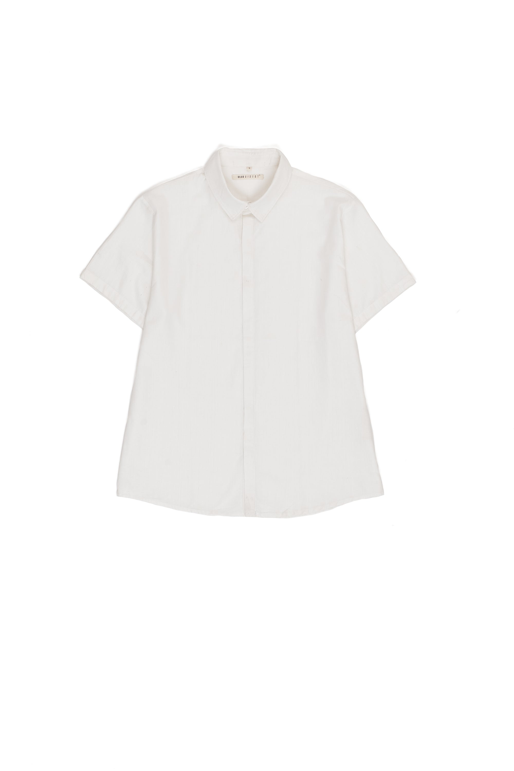 UNGENDERED WHITE COTTON SHIRT