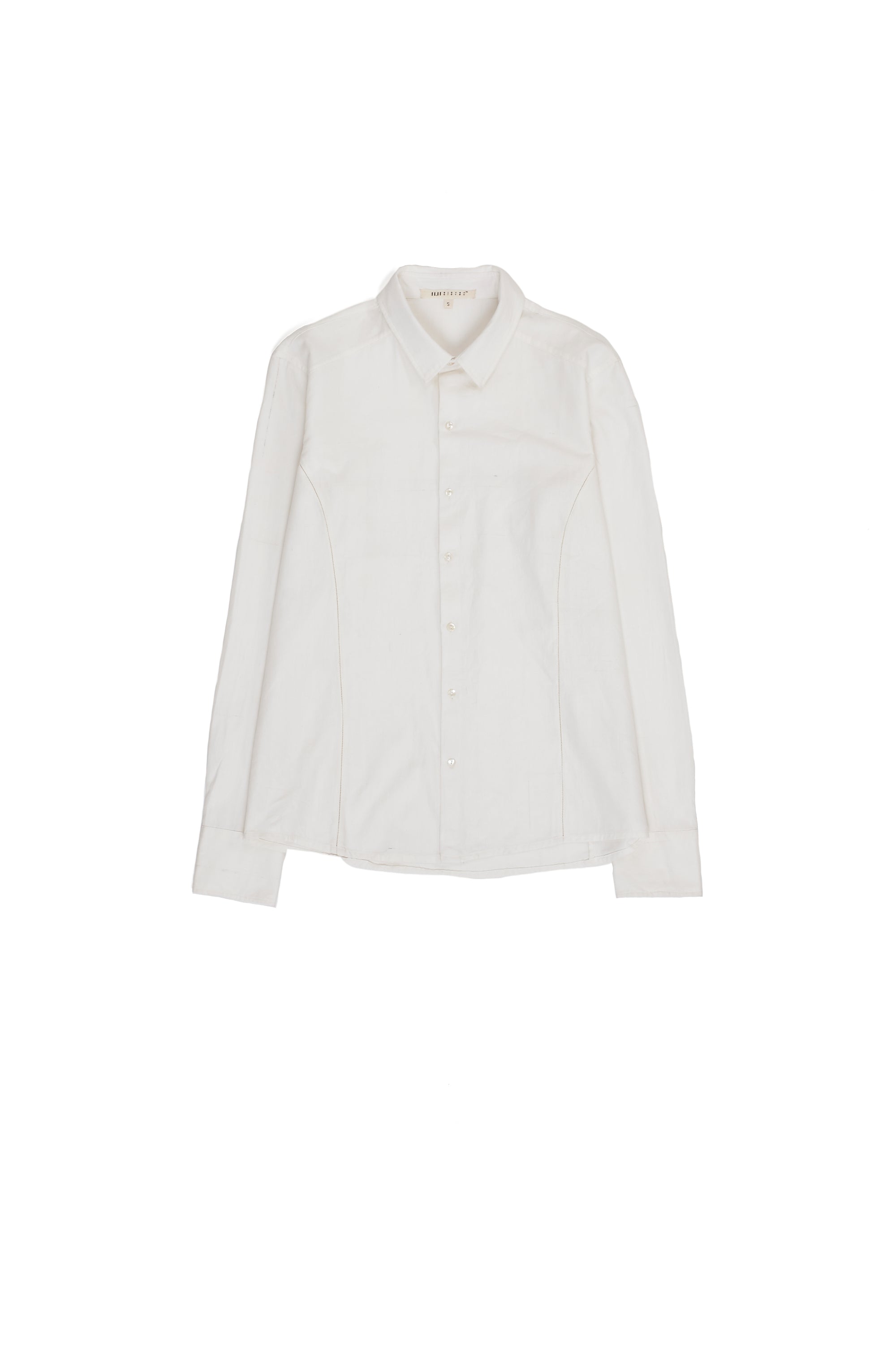 WHITE MEN'S COTTON SHIRT