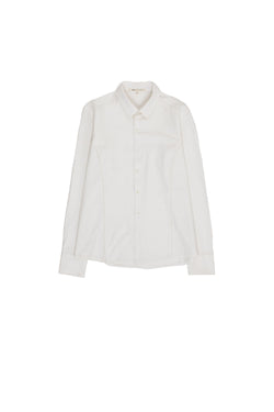 WHITE MEN'S COTTON SHIRT