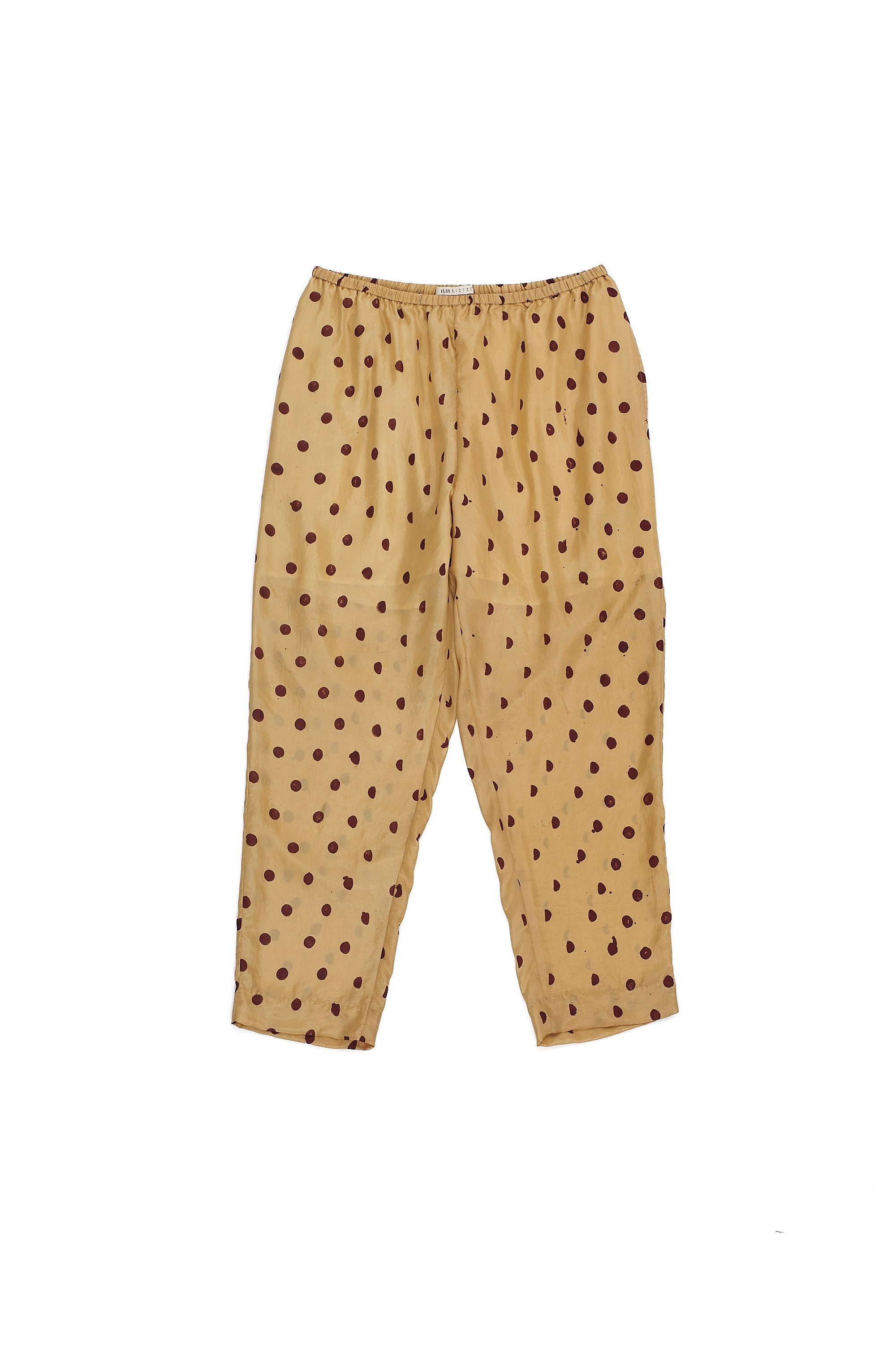 WHISKEY GOLD BLOCK PRINT WOMEN'S PANT