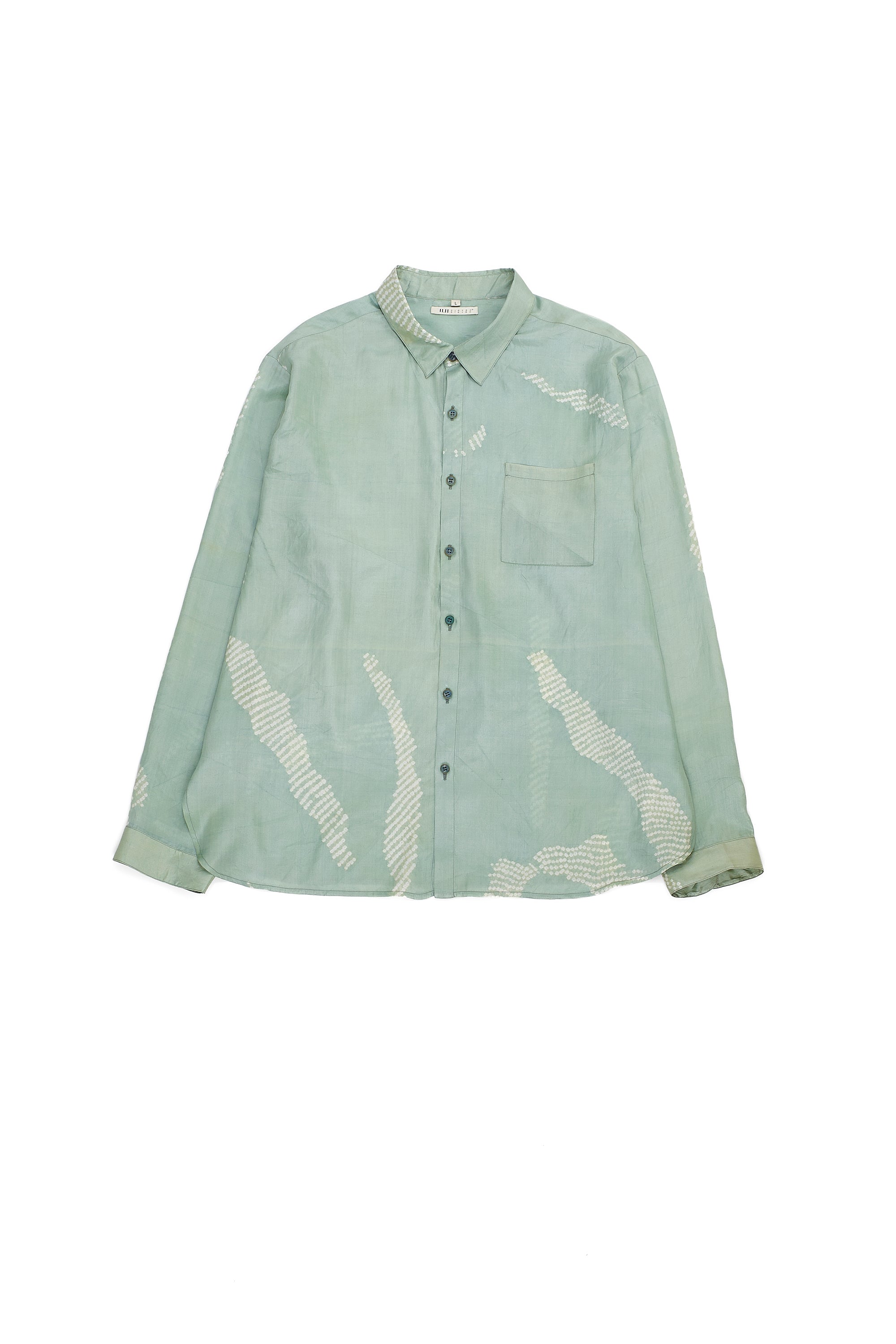 SAIGE SILK BANDHANI UNISEX SHIRT