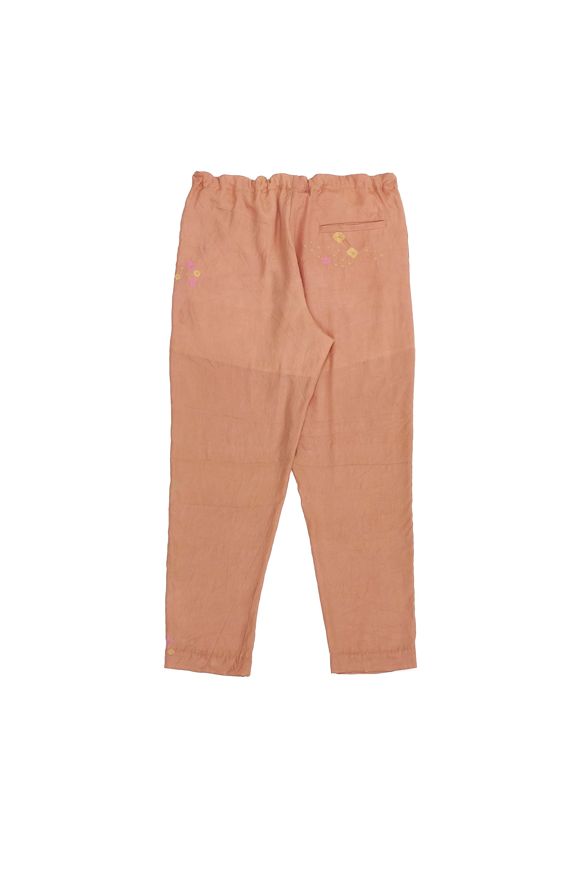 PEACH SILK BANDHANI UNISEX PANT