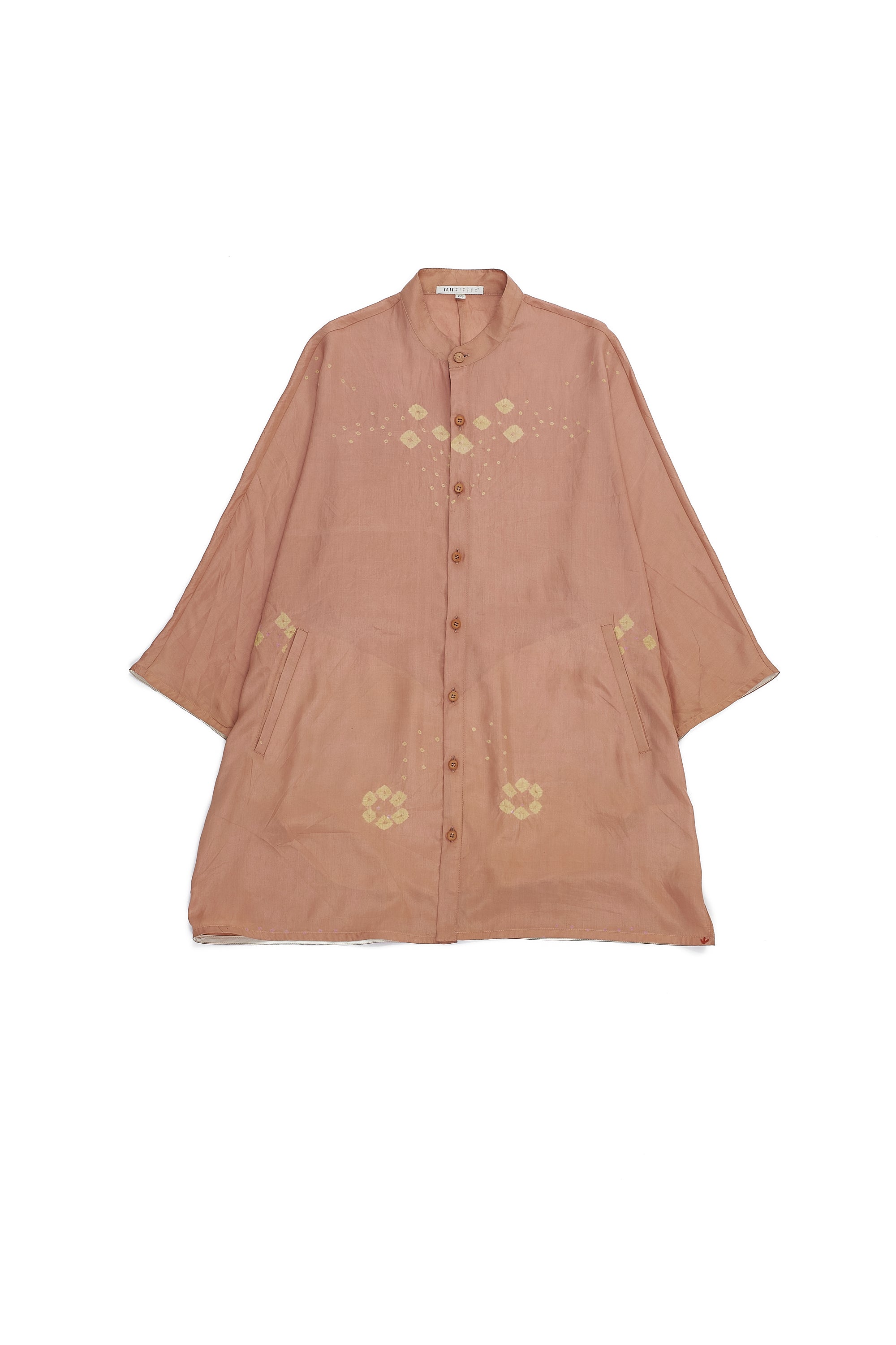 PEACH SILK BANDHANI UNISEX SHIRT