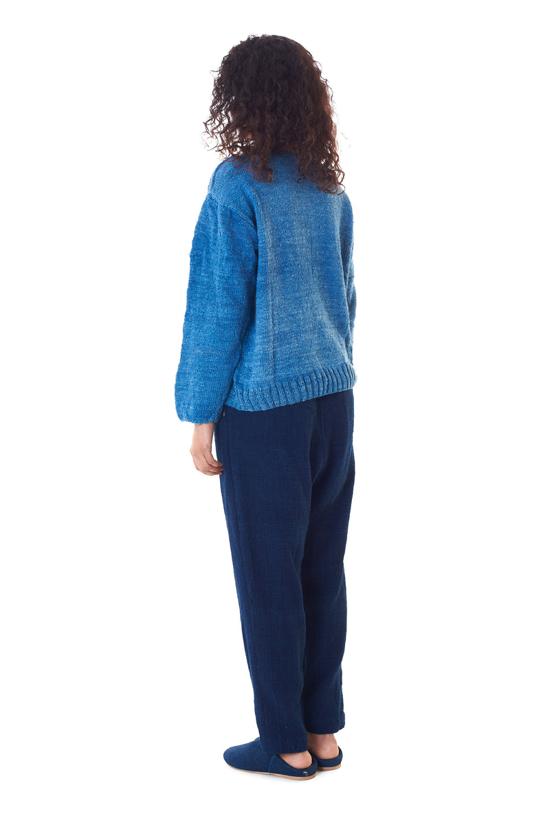 INDIGO HEIRLOOM SWEATER