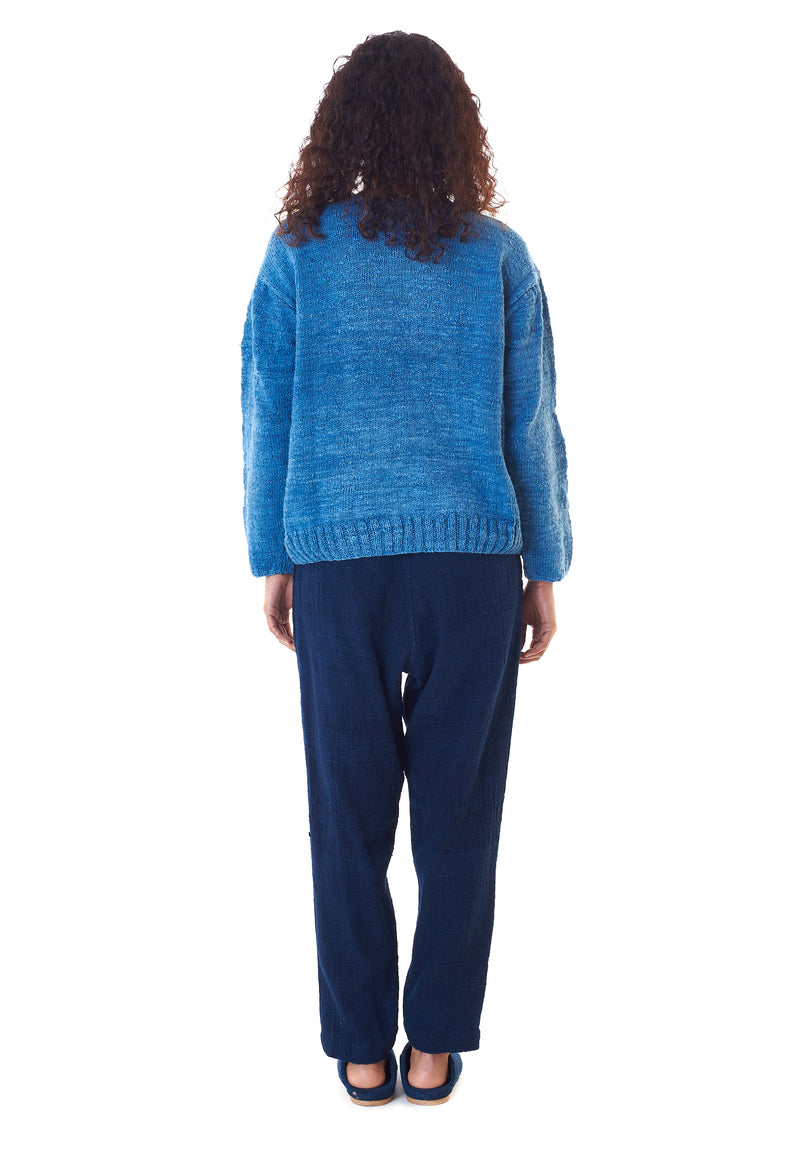 INDIGO HEIRLOOM SWEATER