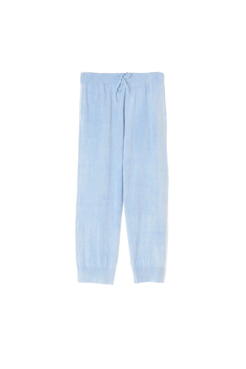 Knitted Indigo Trousers