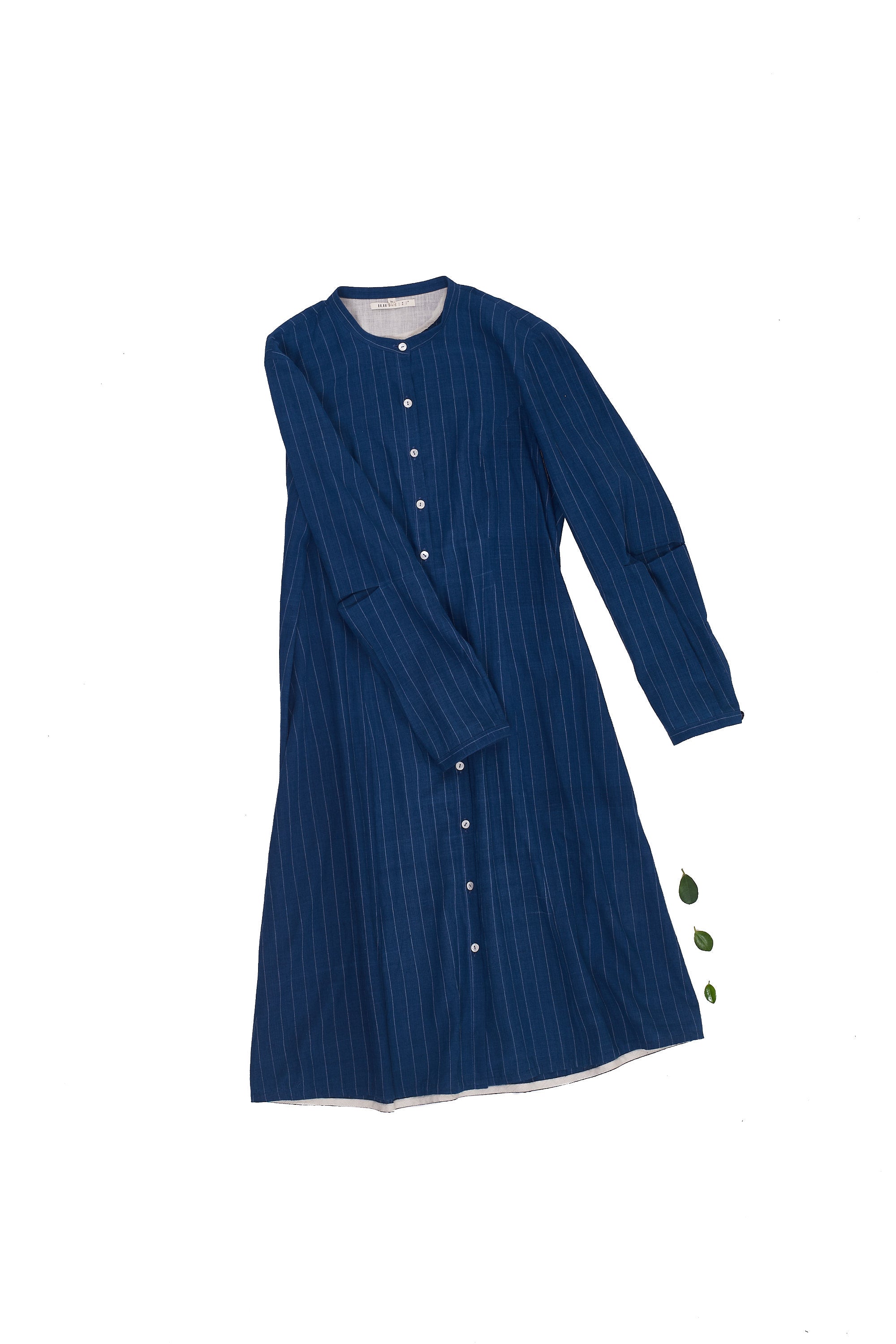 MEDIUM INDIGO COTTON DRESS