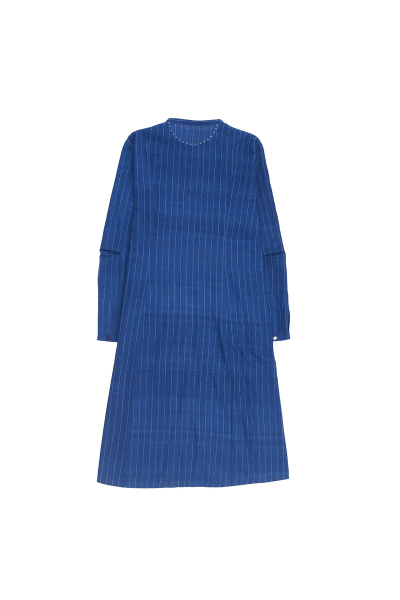 MEDIUM INDIGO COTTON DRESS