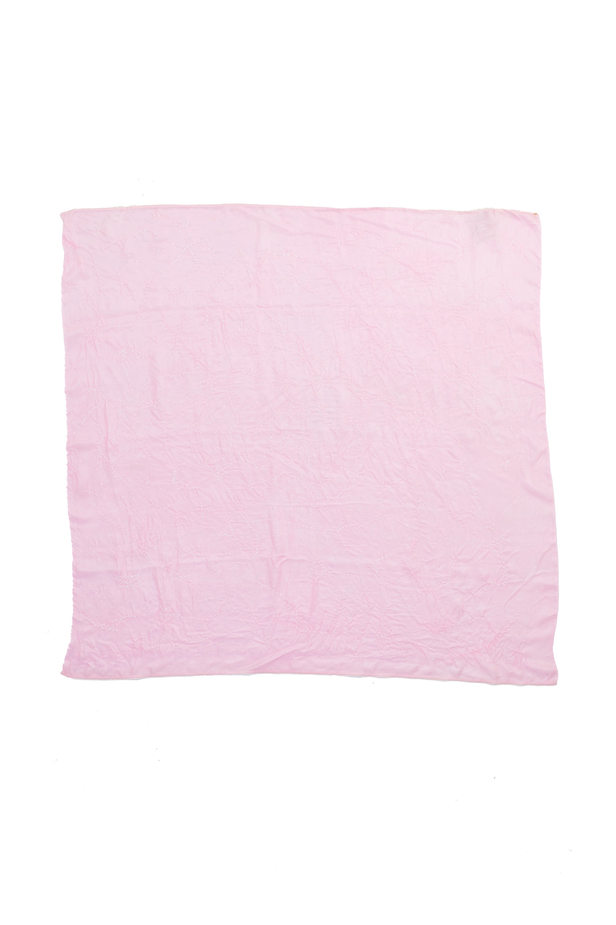 PINK SQUARE LARGE SCARF