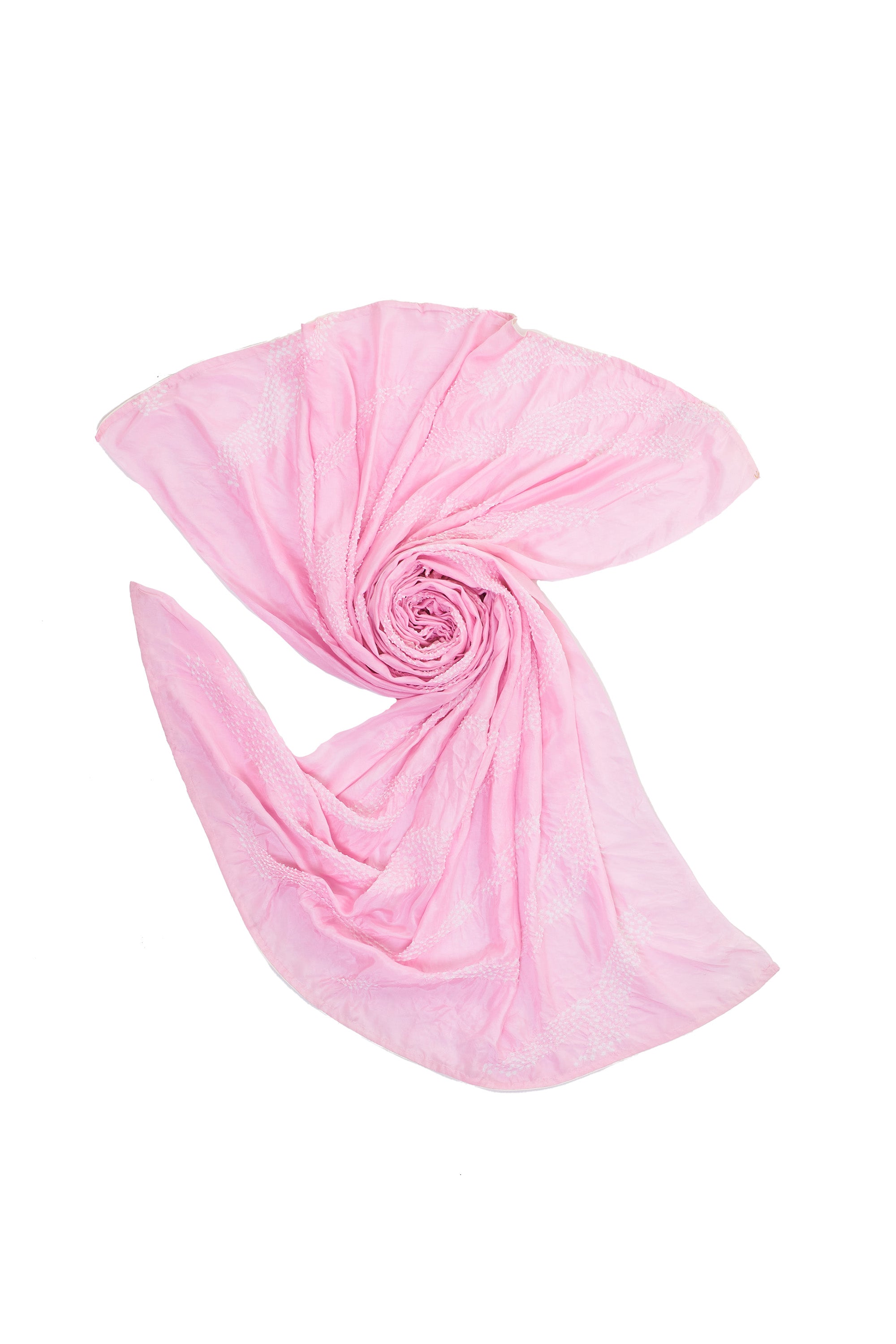 PINK BANDHANI SHAWL