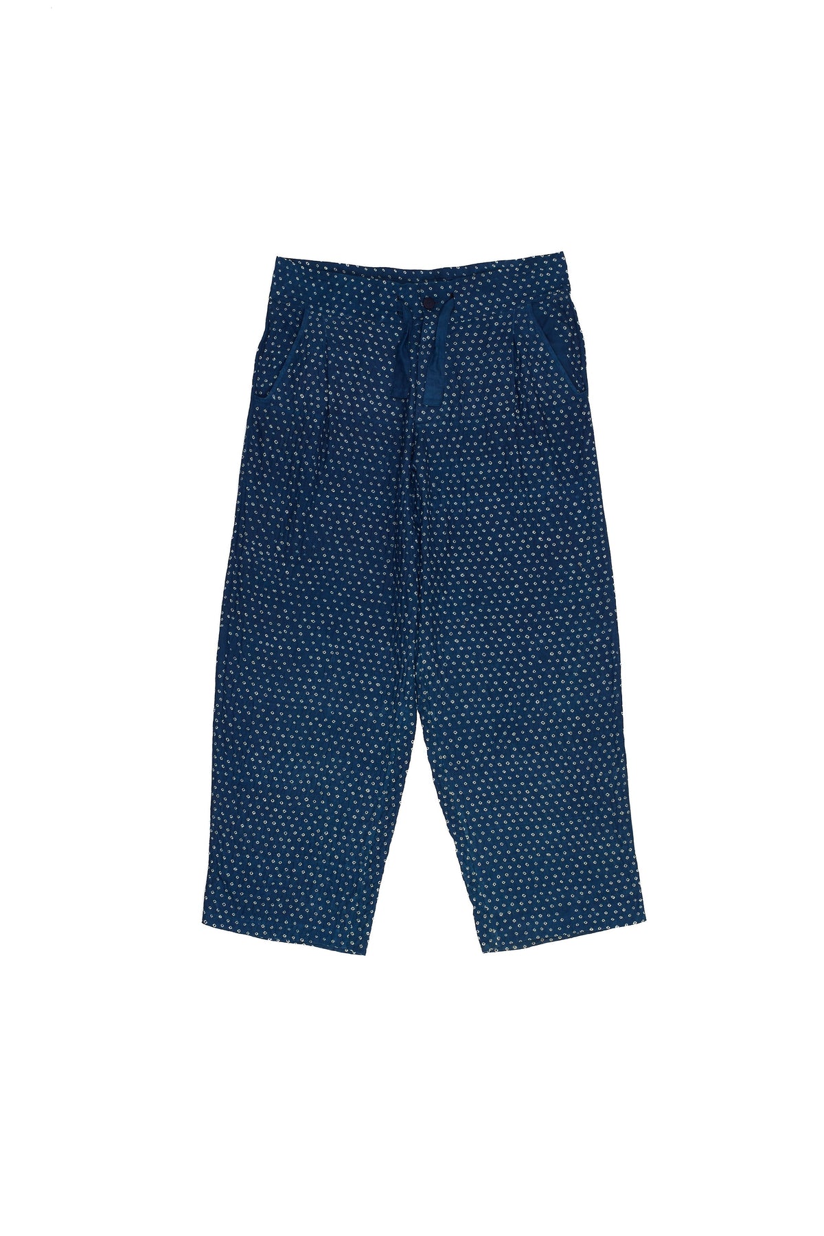 Medium Indigo Bandhani Trousers