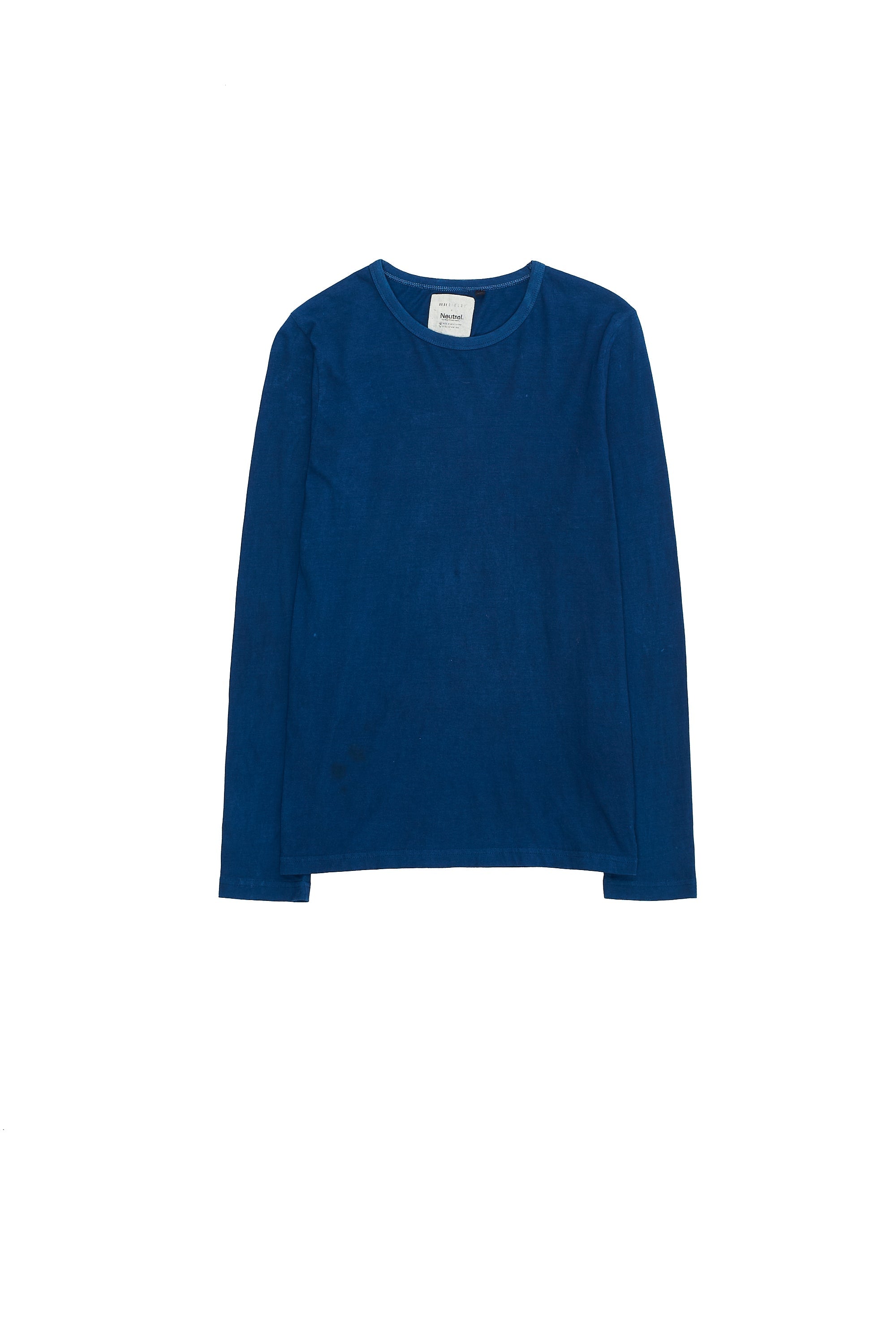 INDIGO ORGANIC COTTON FULL SLEEVES T-SHIRT