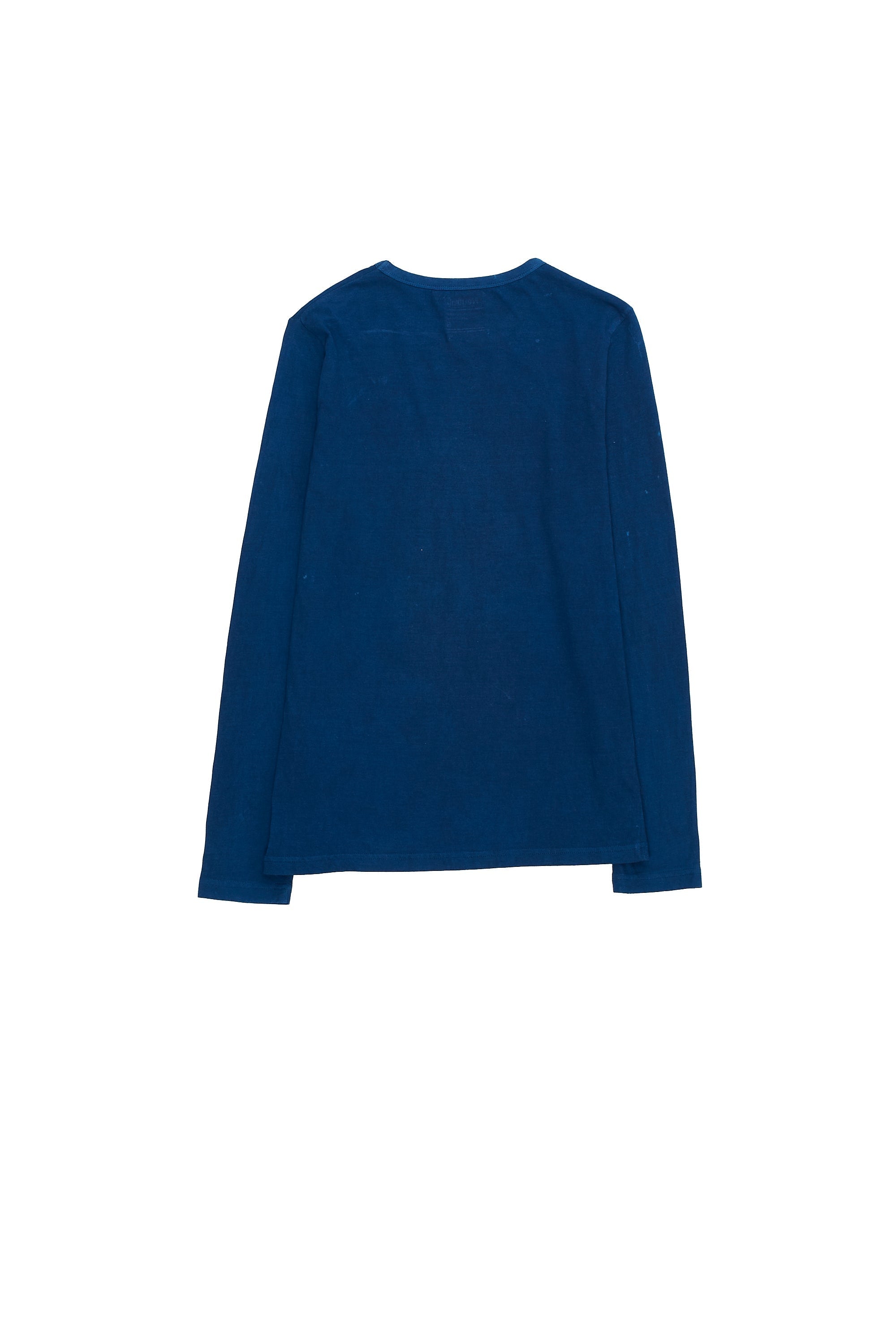 INDIGO ORGANIC COTTON FULL SLEEVES T-SHIRT