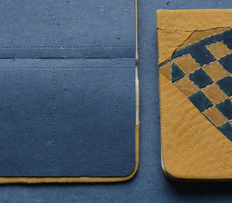 Handmade Yellow Kantha Notebook