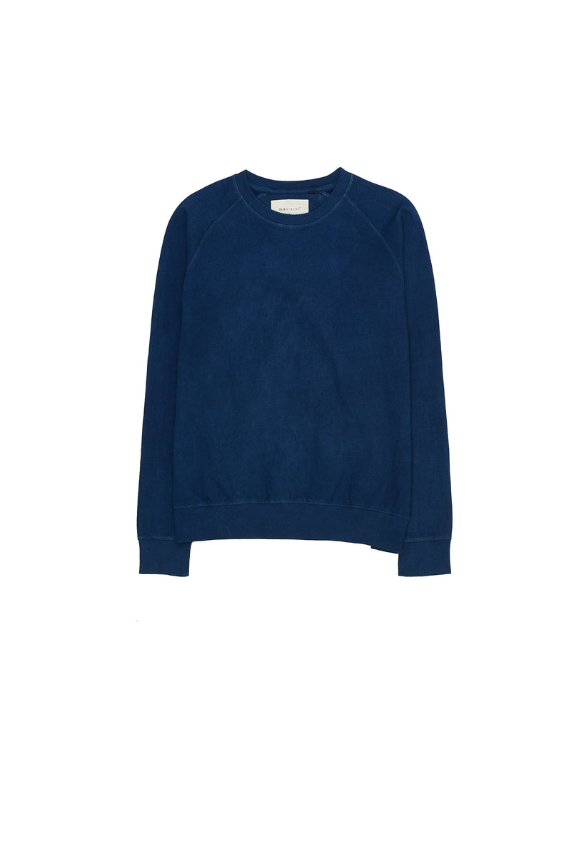 Indigo Solid Unisex Organic Cotton Sweatshirt