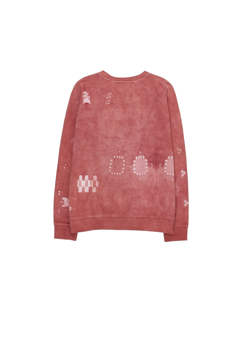 CHALK PINK ORGANIC COTTON SWEATSHIRT
