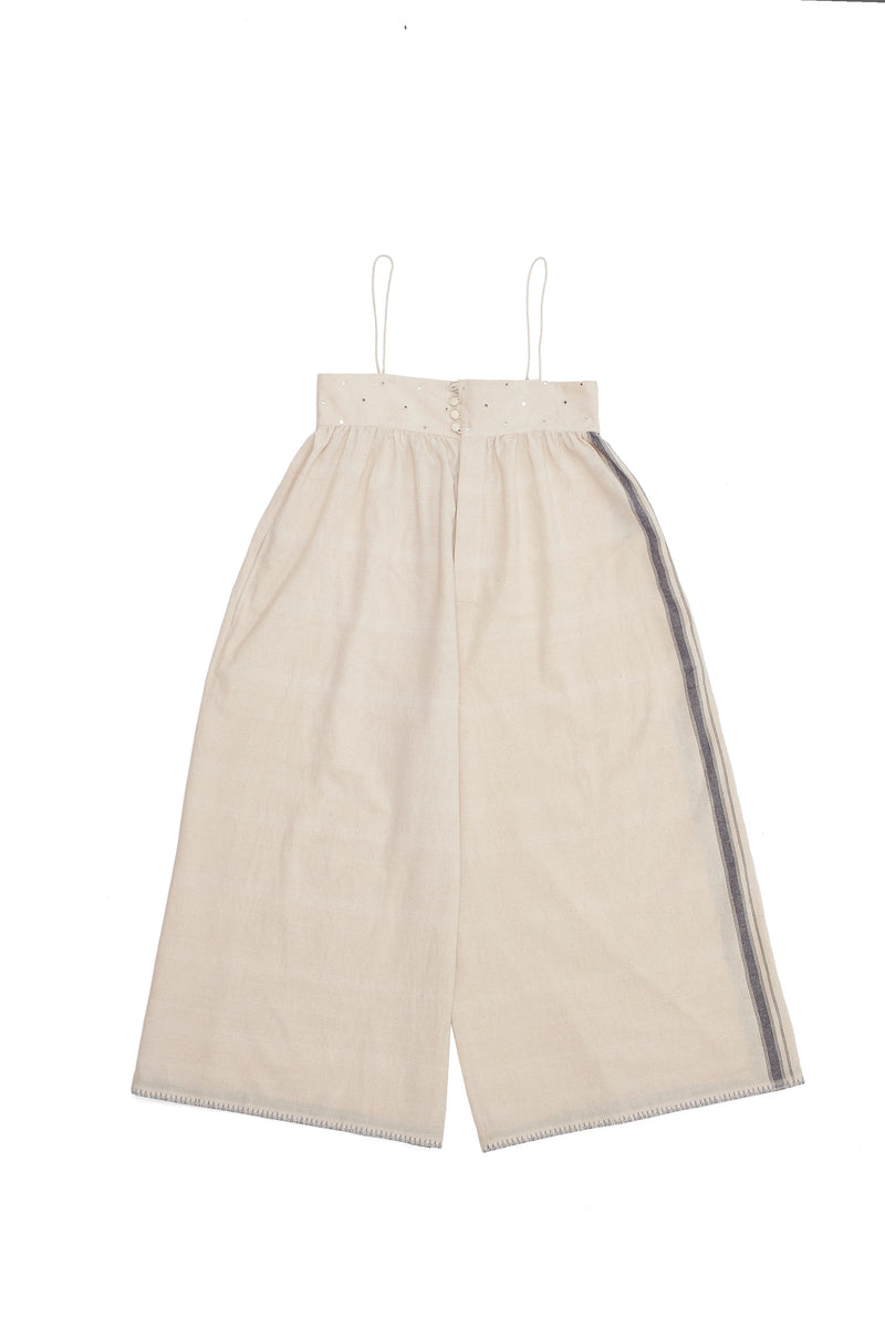 STATEMENT UNDYED MIRROR EMBELLISHED JUMPSUIT