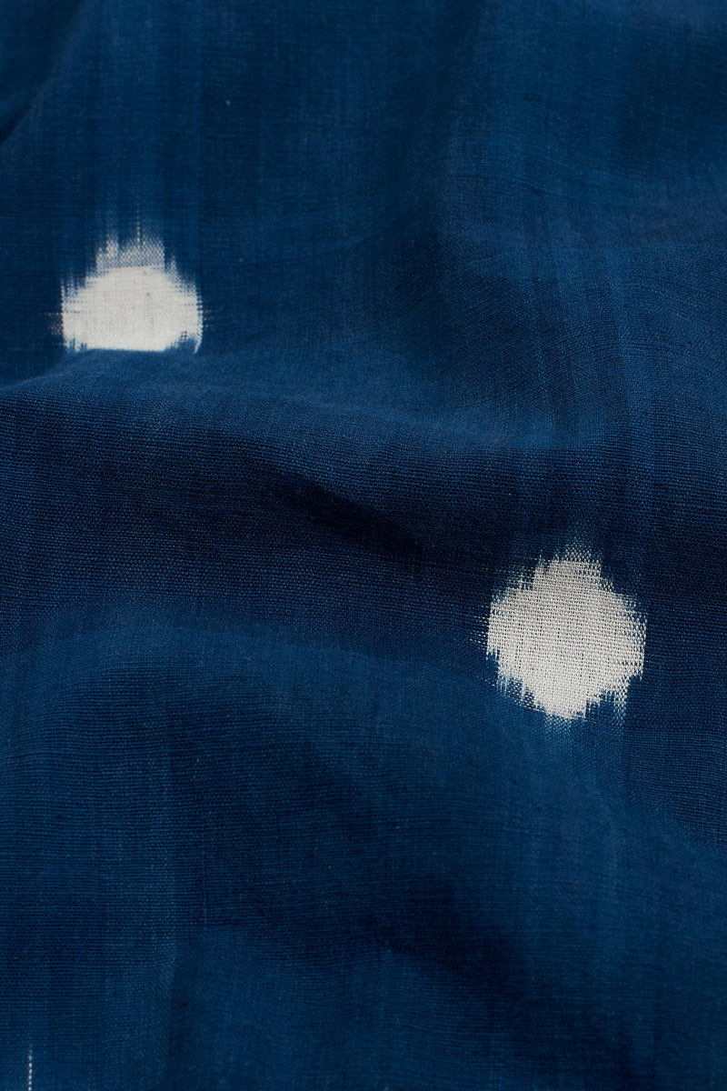 INDIGO IKAT UNISEX RELAXED FIT SHIRT