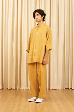 100% LINEN KIMONO HALF SLEEVE SHIRT