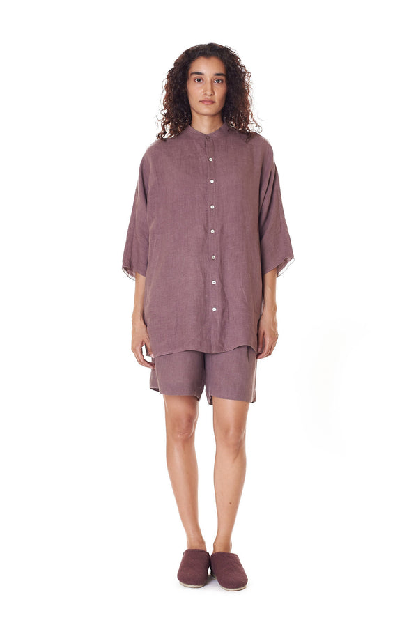 UNISEX LINEN DRAWSTRING SHORTS