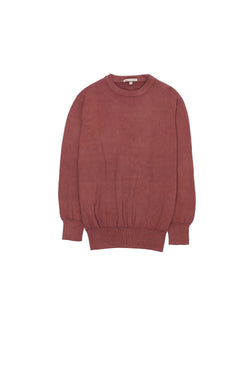 Chalk Pink Merino Wool Crewneck Sweater