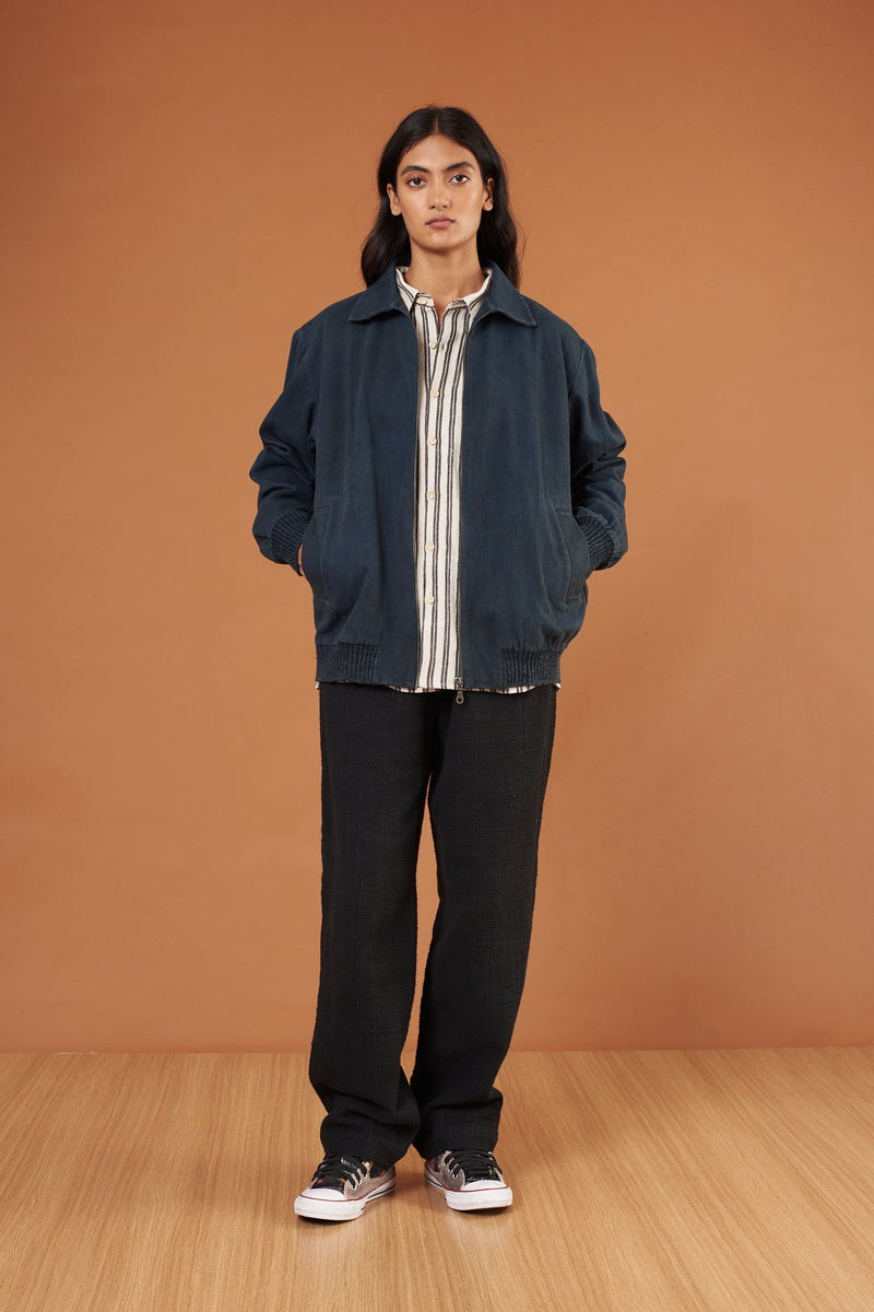 Indigo Statement Shibori Jacket