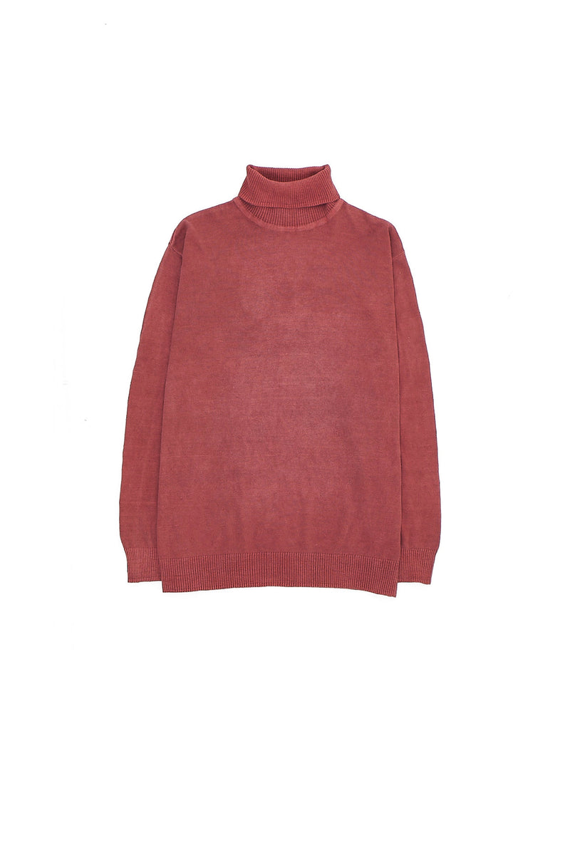 ROGUE PINK LIGHT WEIGHT TURTLENECK SWEATER
