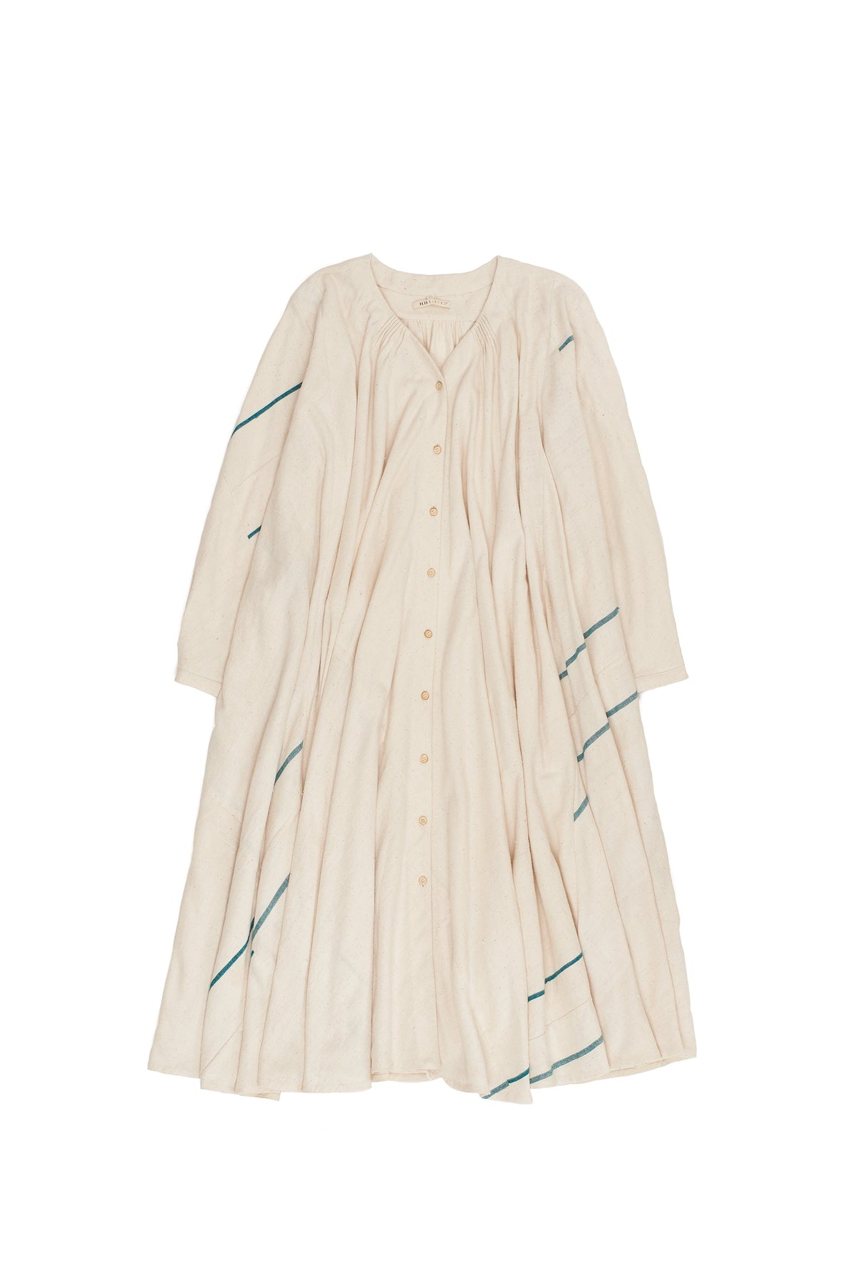 Off-White Ecru Undyed Statement Dress