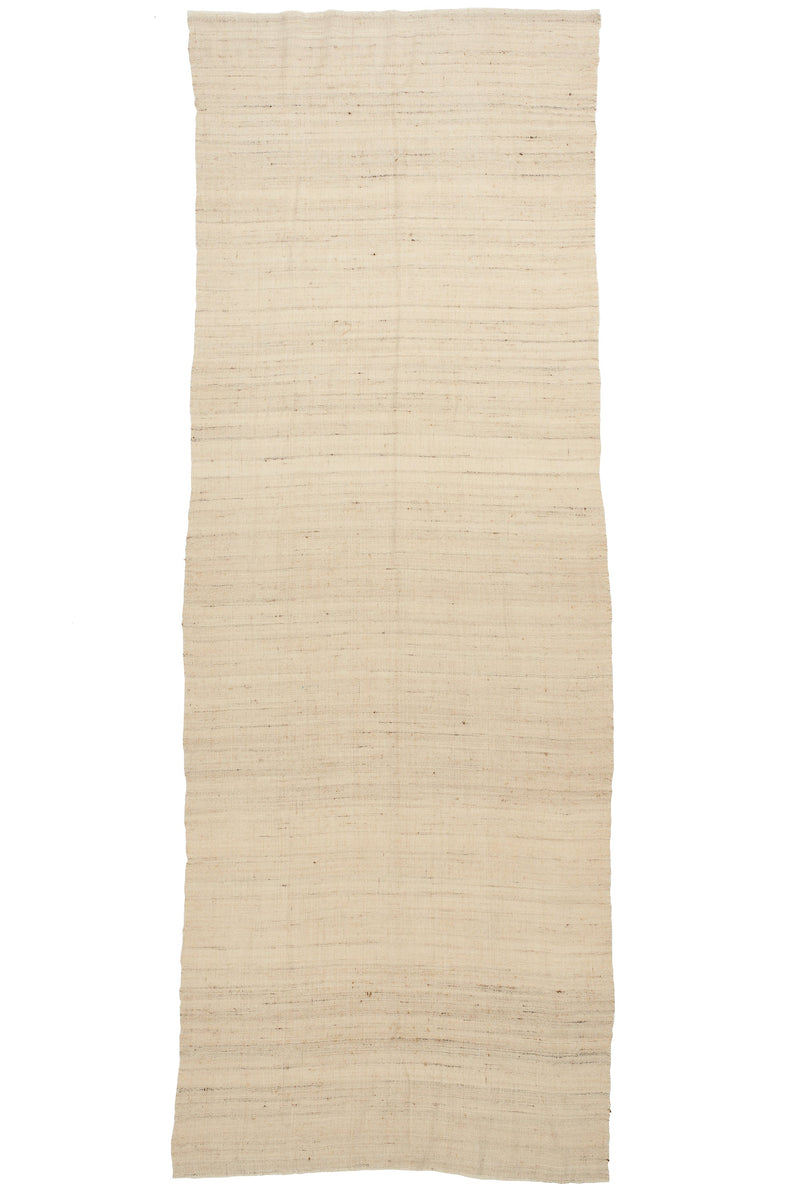 Off-White Kutchi Wool And Tassar Silk Blend Shawl