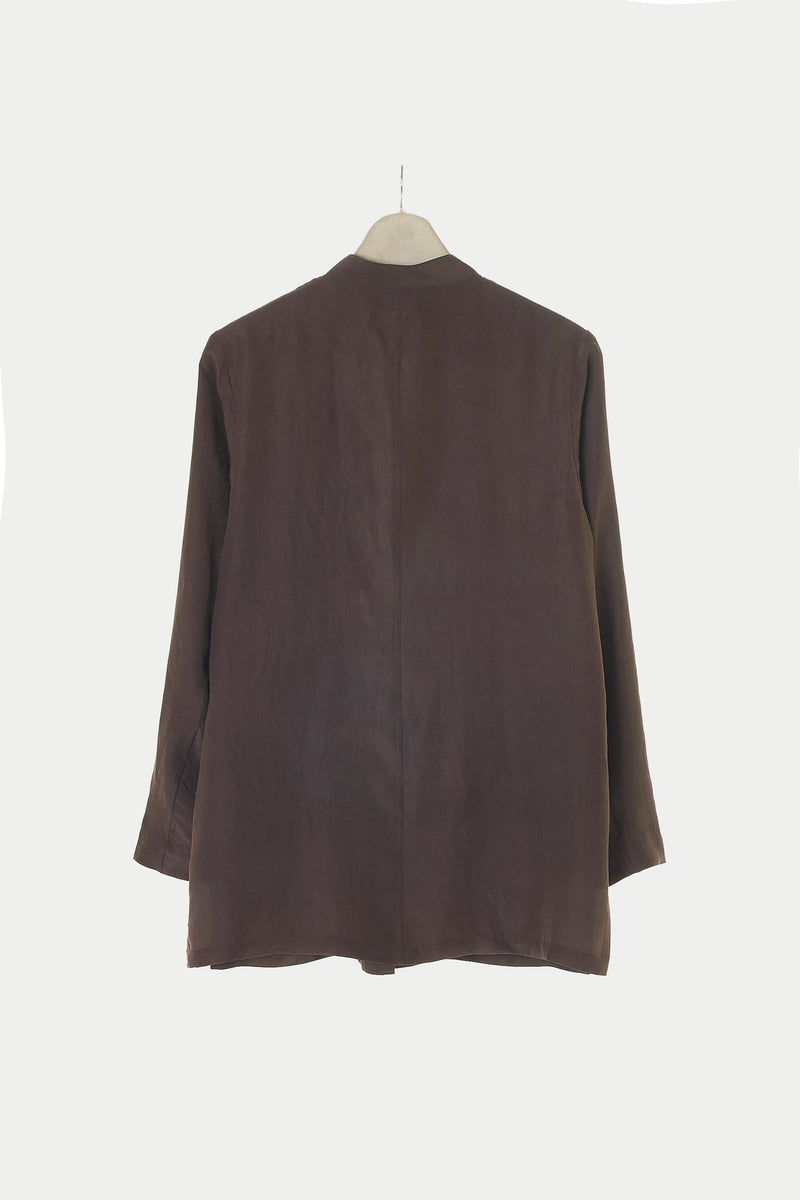 CARRINGTON IN MADDER VIOLET MULBERRY SILK