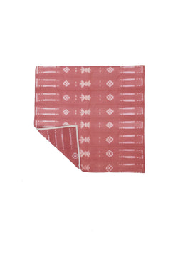 Pink Soft Cotton Silk Shibori Scarf