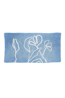 Indigo Handpainted Towel