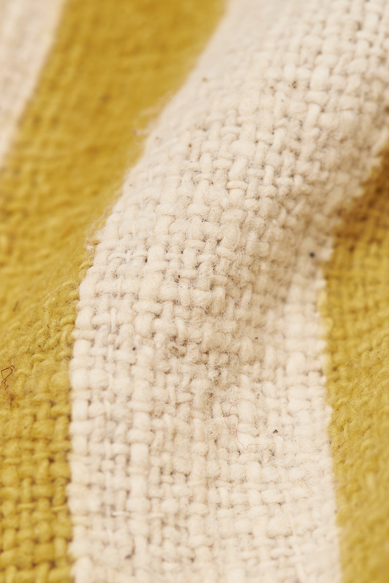 Mustard Yellow Stripe Towel Small