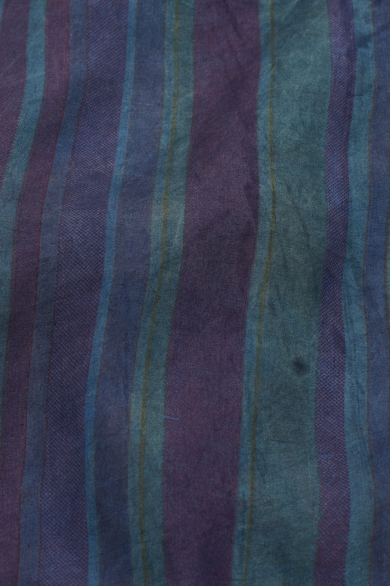 SCREENPRINTED UNISEX SILK SHIRT