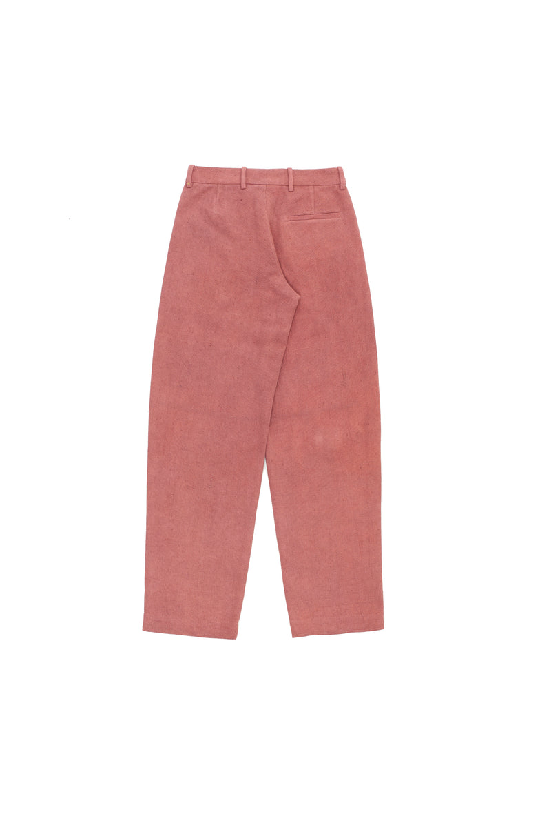 Rogue Pink Straight Fit Organic Cotton Mens Trouser
