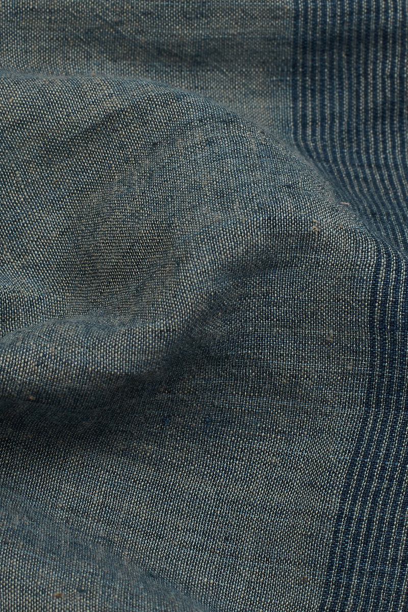 Indigo Yarn Dyed Stripes Cotton Pant