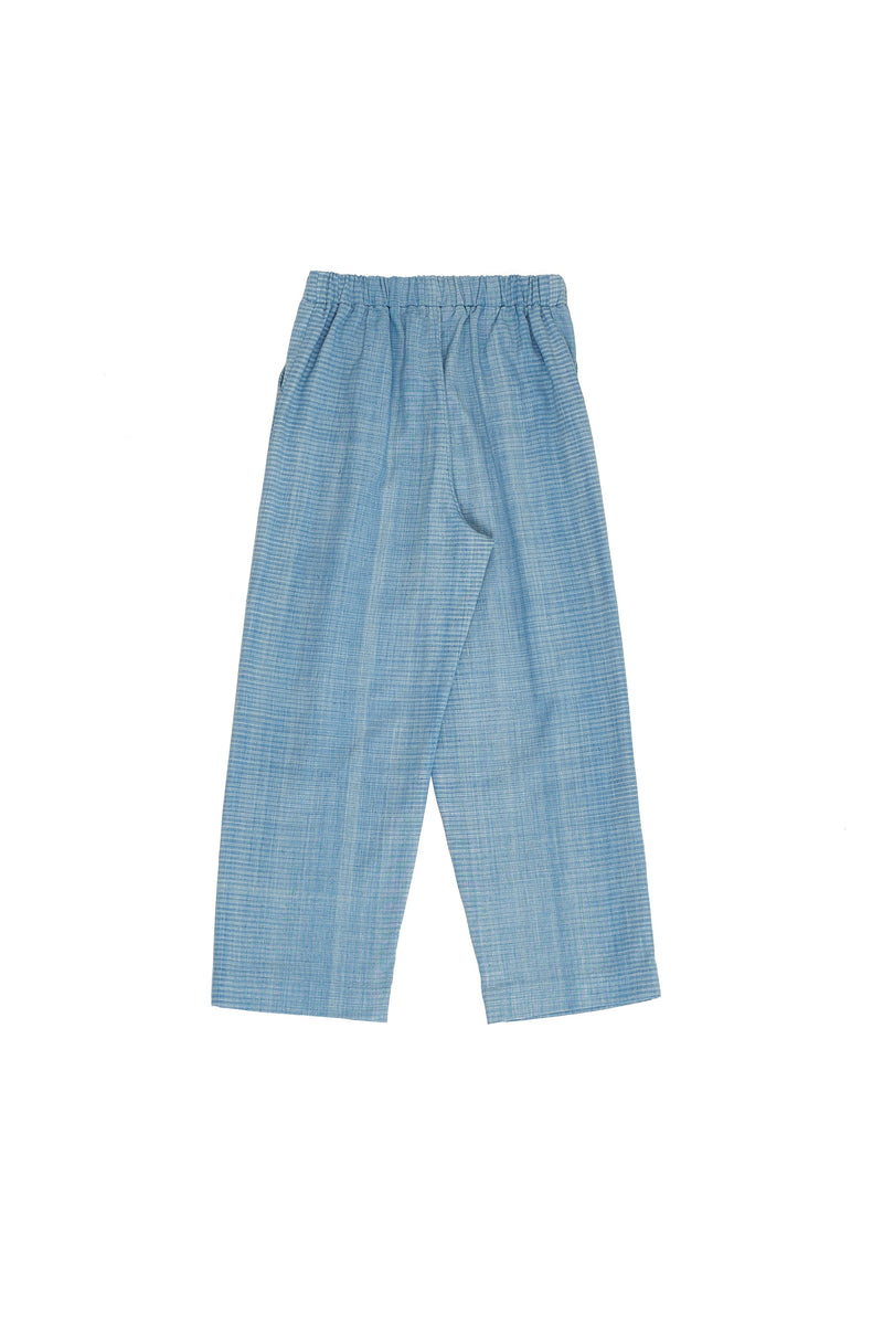 Shades Of Indigo Straight Fit Pleated Trousers