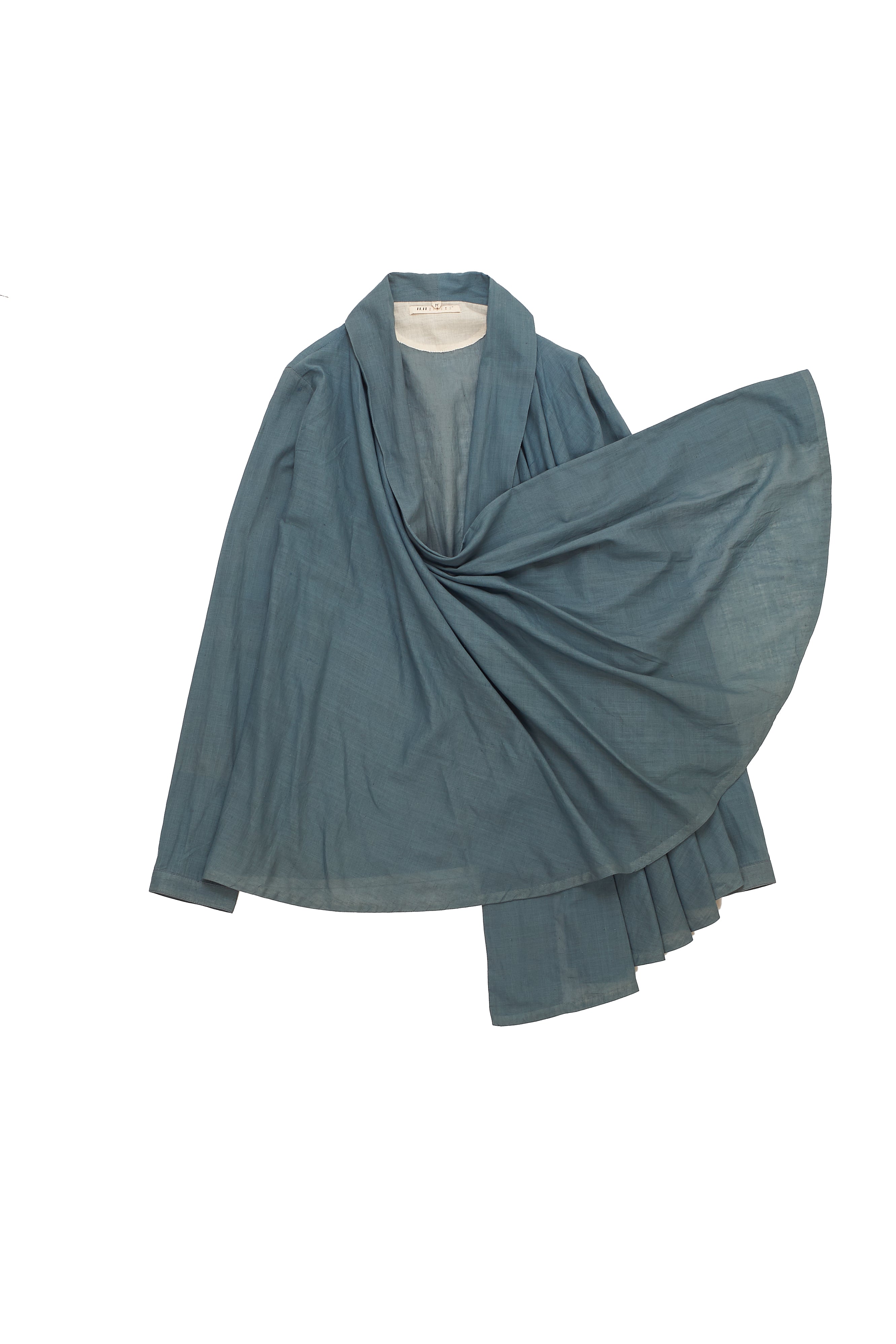 SHRUG DYED IN ASH INDIGO COLOR