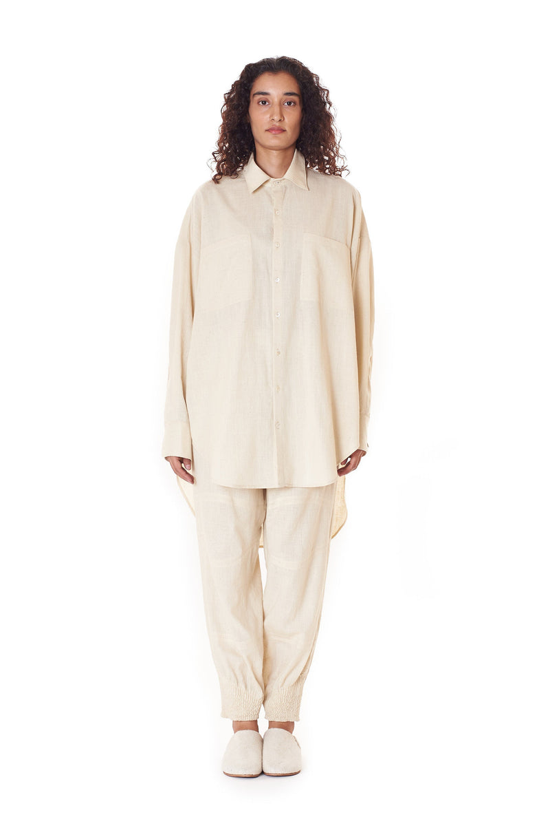UNGENDERED RELAXED FIT ORGANIC COTTON SHIRT