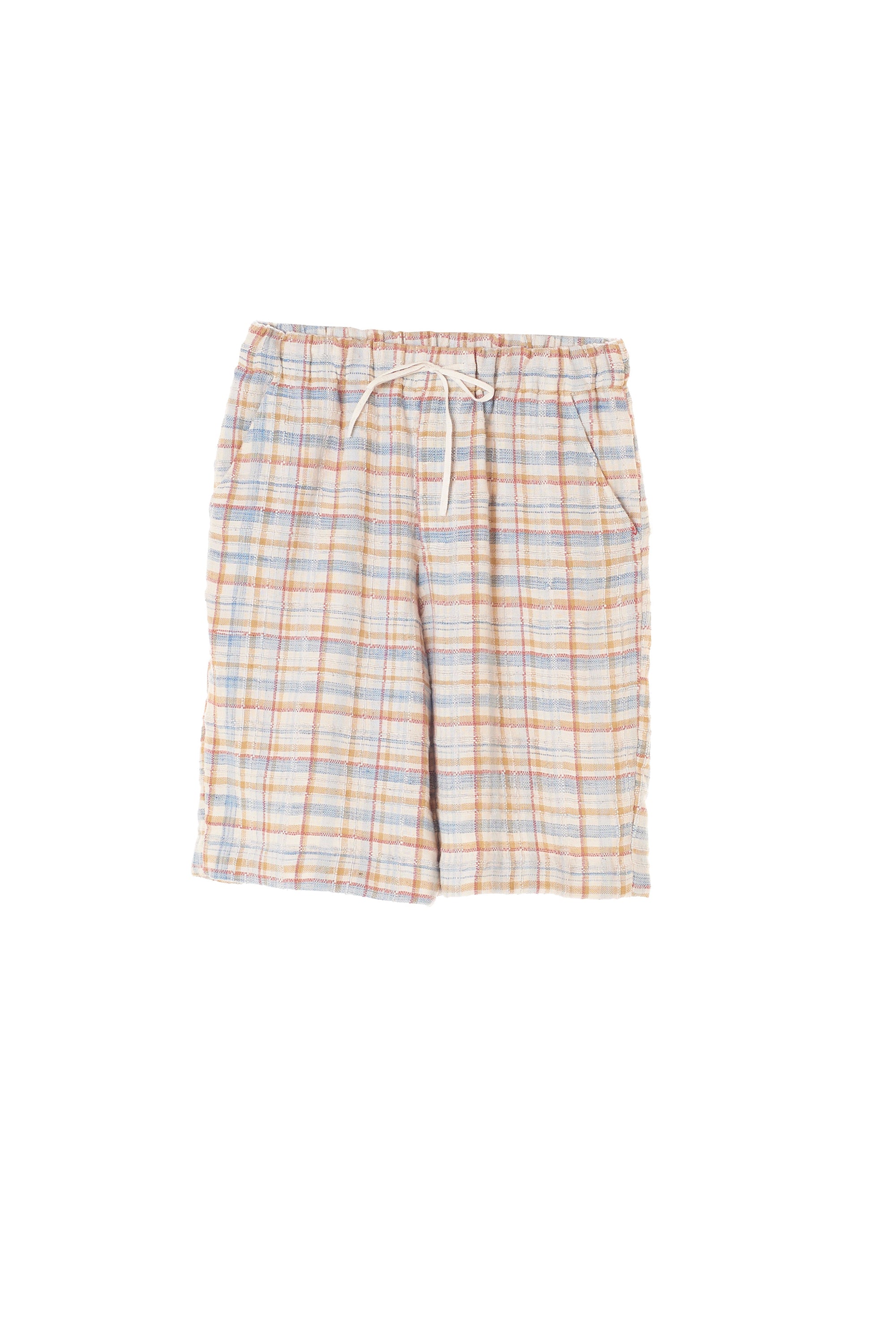 MULTI COLOR HAND WOVEN CHECKS- SHORTS