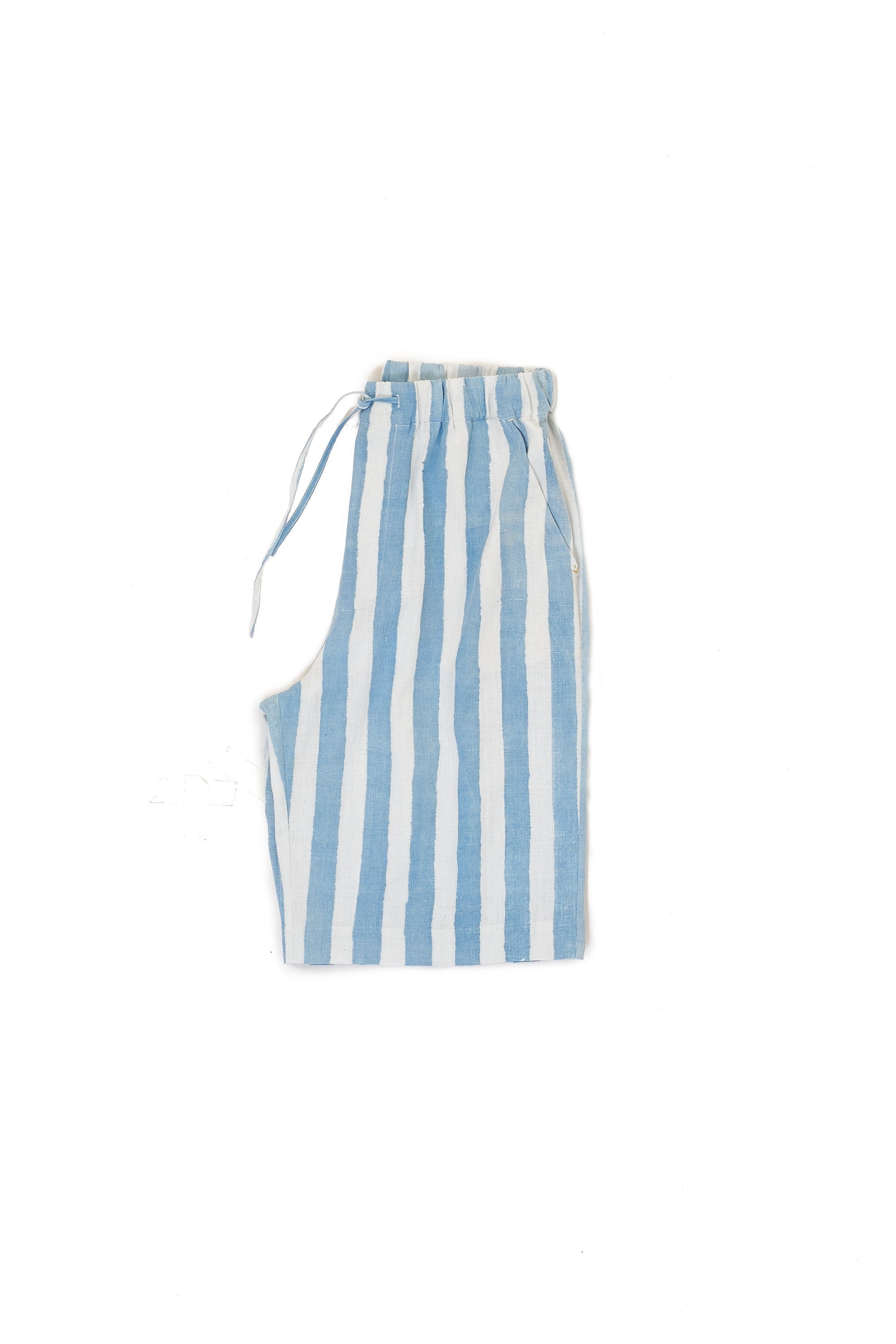 STRIPED COTTON SUMMER SHORTS