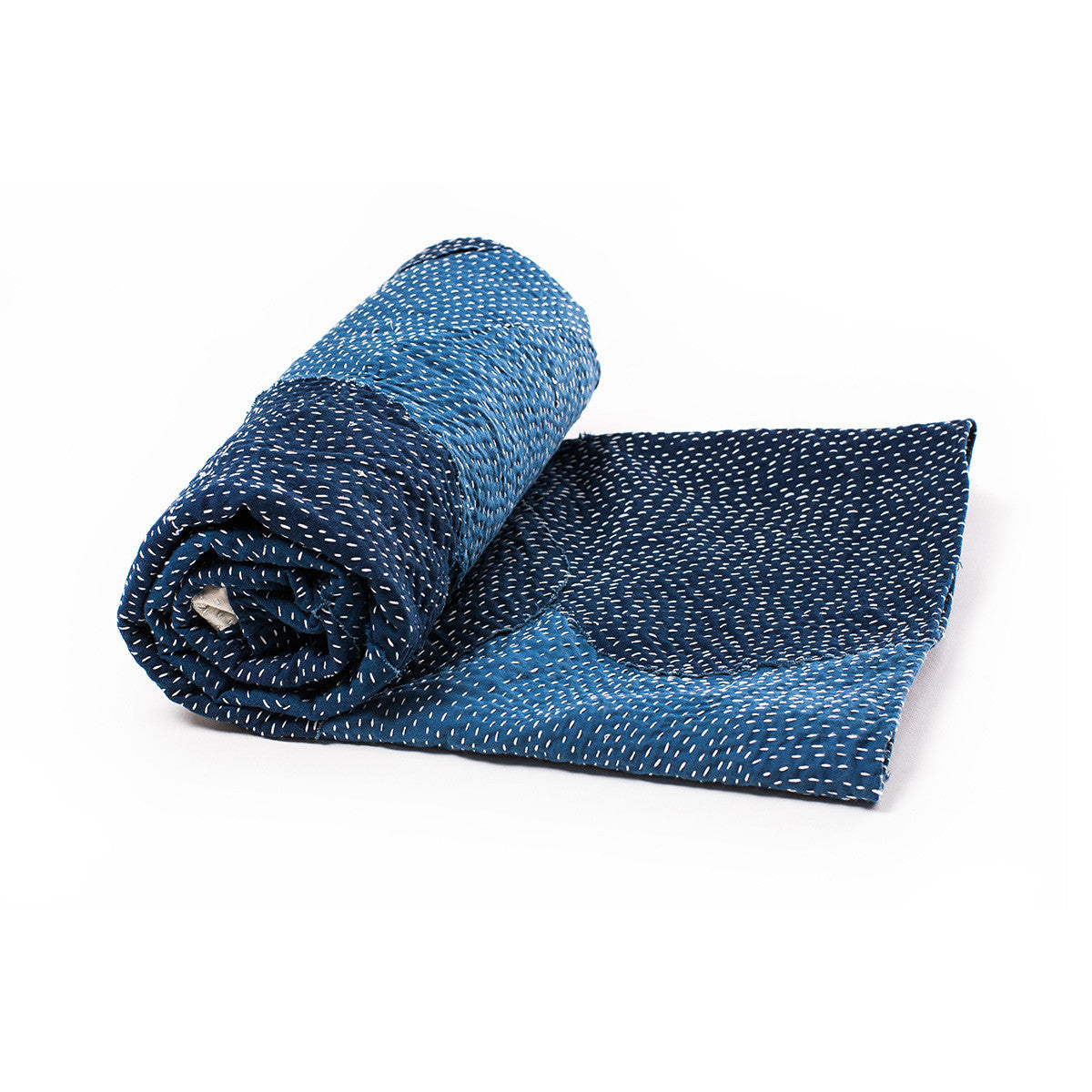 INDIGO PATCHWORK QUILT